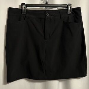 Black Eddie Bauer Women’s Adventurer 2.0 Skort Size 10- Polyester Blend